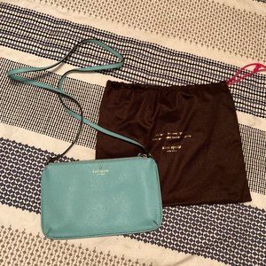 Kate Spade Light blue envelope purse